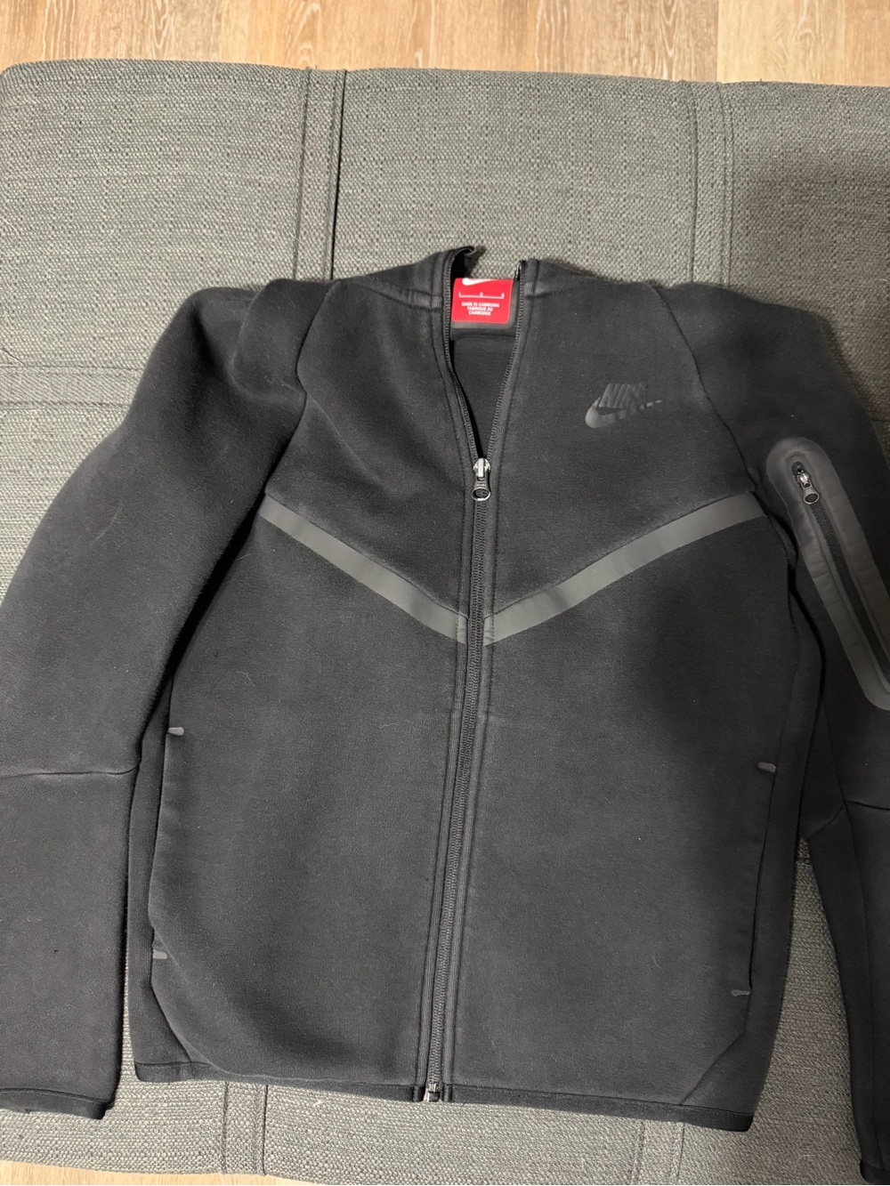 Nike Black Boys Tech Full-Zip Jacket